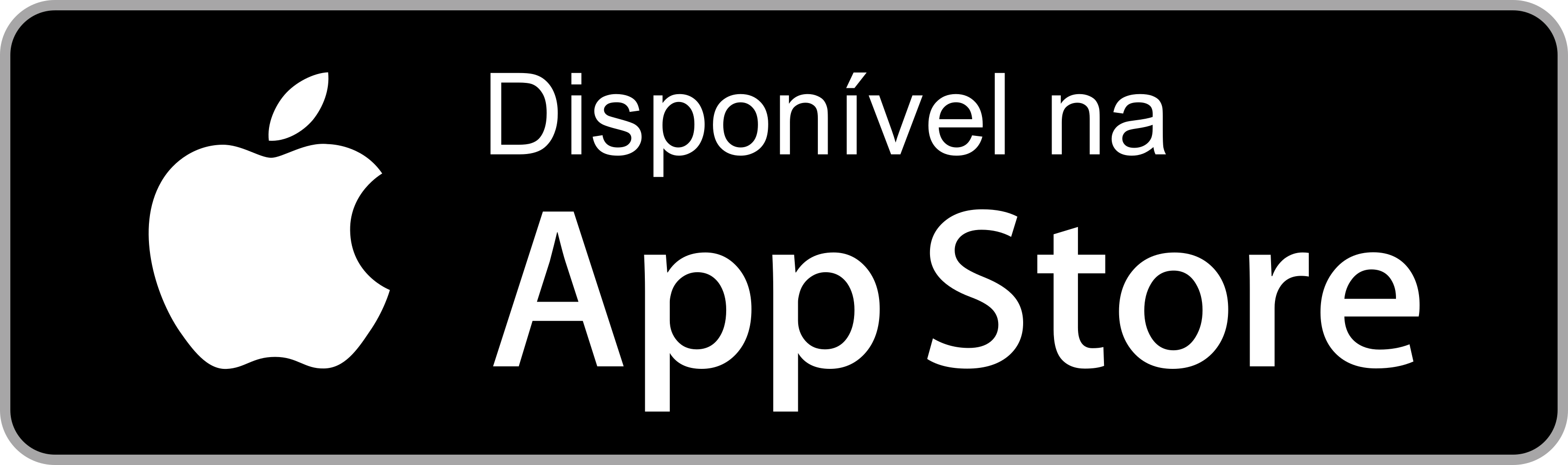 Ícone da Apple com texto 'Disponível na App Store', indicando que o software Immobile da Alterdata está disponível para download na App Store